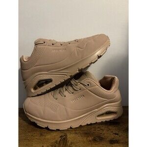 Skechers Women's 73690 Uno- Stand on Air Light Mauve Casual Shoes Size 7.5